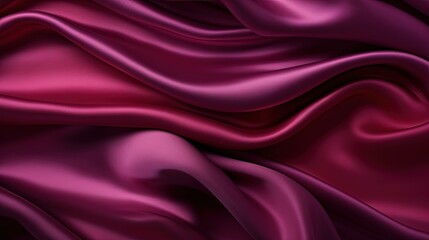 Obraz premium Black red purple silk satin background. Copy space for text or product. Wavy soft folds on shiny fabric. Luxurious magenta background. Valentine,Christmas, Anniversary,Black Friday.Web banner.Top view
