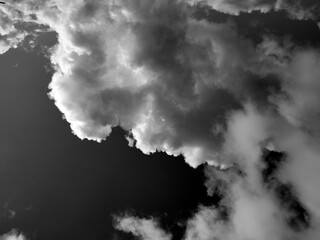 Black and White Beautiful sky background