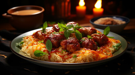 stew with vegetables