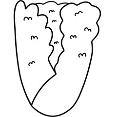 Cartoon Chinese cabbage characters