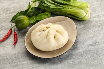 Chinese steamed bun Dim sum