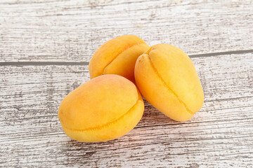 Ripe sweet juicy apricot heap