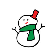 Christmas season Hand Drawn Colorful, Doodle 