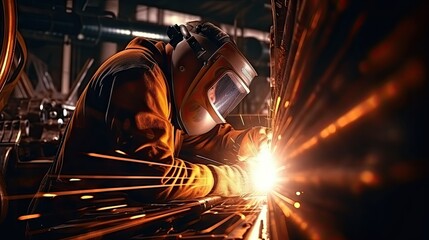 Industrial welder, industrial steel pipe parts, welder, steel workpiece