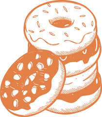 Donut Vectors & Illustrations