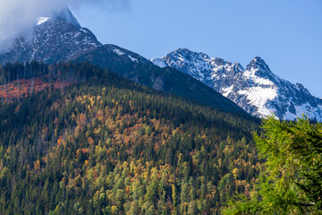 Autumn in the Tatra Mountains in Slovakia.