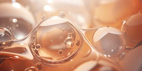 Foto op Plexiglas A close-up of a clear liquid cosmetic © xartproduction