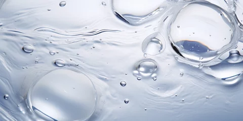 Poster A close-up of a clear liquid cosmetic © xartproduction