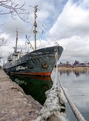old ship ran aground in Ukraine