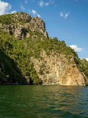Fototapeta na wymiar Liqeni i Koanit or Koman reservoir