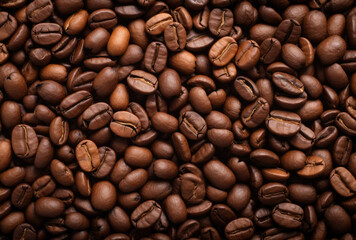 Obraz premium Coffee beans background 