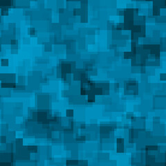 Digital camouflage seamless pattern military geometric camo background