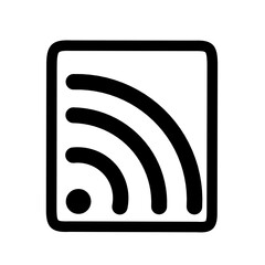 wireless hotspot icon with simple design