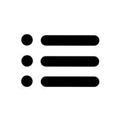 menu icon vector with simple design
