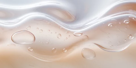 Poster A clear gel exfoliator with the bubbles © xartproduction