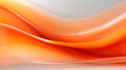 Fototapeta premium Orange Wavy Flow Background