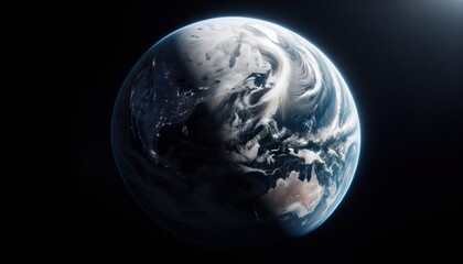 View of Earth in Space