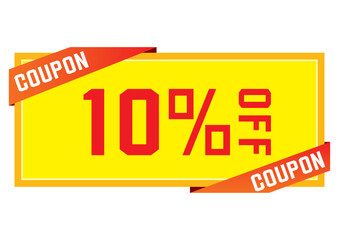 割引クーポンのイラスト