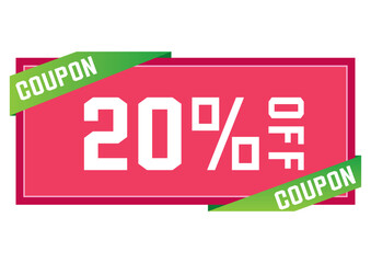 割引クーポンのイラスト