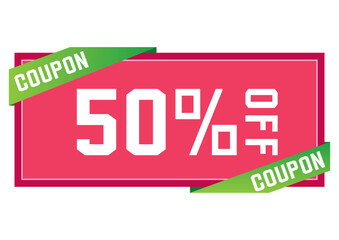 割引クーポンのイラスト