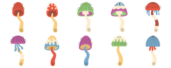 Groovy Mushroom Psychedelic