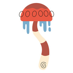 Groovy Mushroom Psychedelic