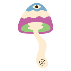 Groovy Mushroom Psychedelic