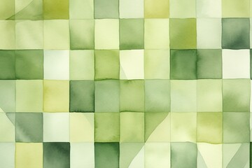  watercolor green line geometry abstract subtle background illustration, Minimal geometric pattern, Dynamic shapes composition interweavings.