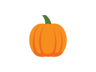 pumpkin flat icon vector , halooween pumpkin	
