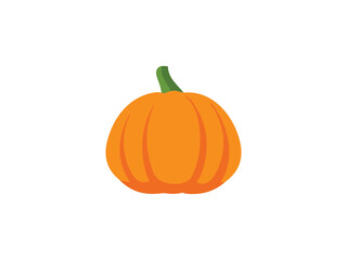 pumpkin flat icon vector , halooween pumpkin	
