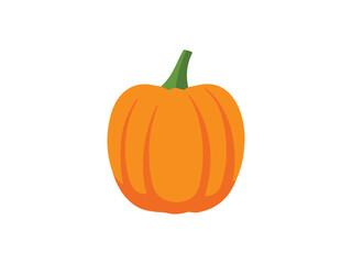 pumpkin flat icon vector , halooween pumpkin	
