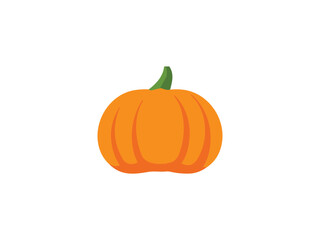 pumpkin flat icon vector , halooween pumpkin	
