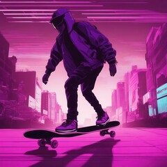 person riding a skateboard