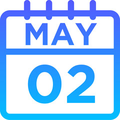 05-May - 02 Line Gradient Icon pictogram symbol visual illustration   