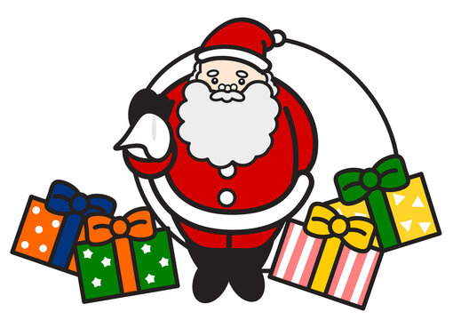 プレゼントとサンタクロース
