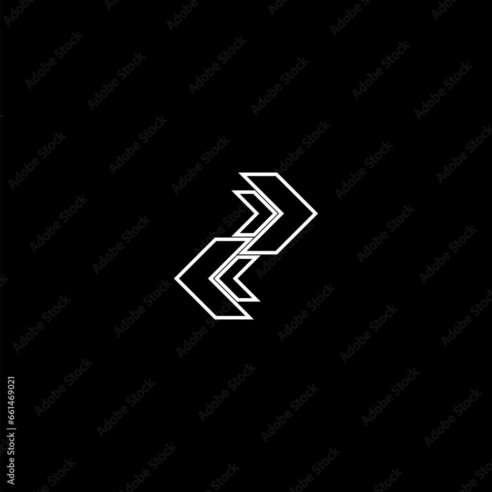 Poster  Left and right arrow icon isolated on dark background