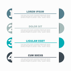Infographic design template with place for your data. Vector illustration.