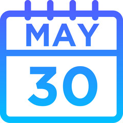 05-May - 30 Line Gradient Icon pictogram symbol visual illustration   