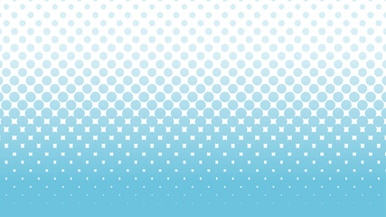 ハーフトーン  背景　水色　グラデーション  シンプル