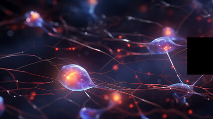 Neuronal Links Prepare beautifully abstract background