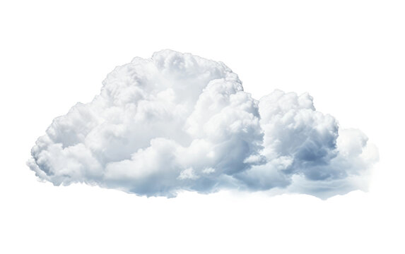 Nimbostratus Cloud Deck A Grey Canvas Above the World Isolated on a Transparent Background PNG.