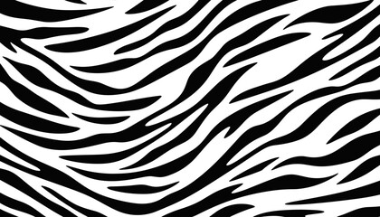 zebra skin pattern background. Vector illustration © dariachekman
