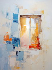 A Painting Of A Window