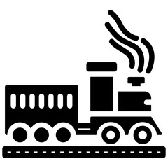 Rail Services Glyph Icon