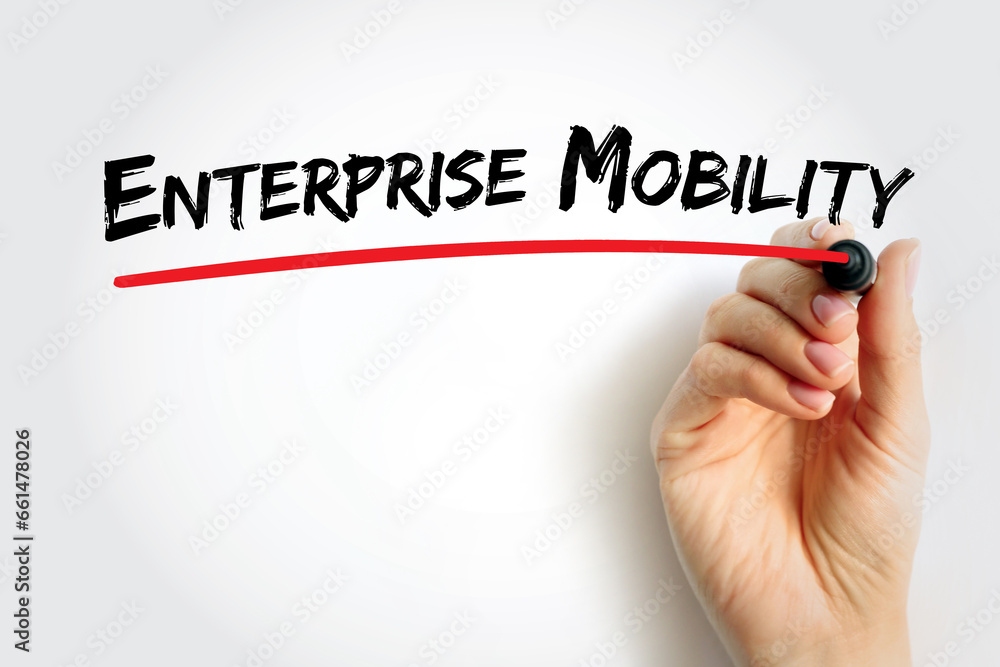 Poster enterprise mobility is an approach to work in which employees can do their jobs from anywhere using 