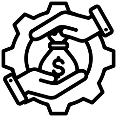 Compersation Outline Icon