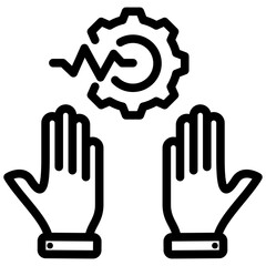 Participating An Activity Outline Icon