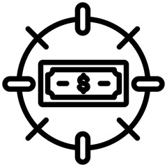 Financial Incentive Outline Icon