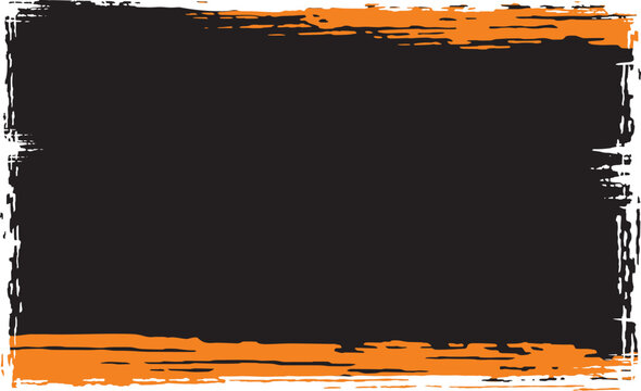 grunge page frame with heavy grunge streaks rough wood decay background highlight vector panel 