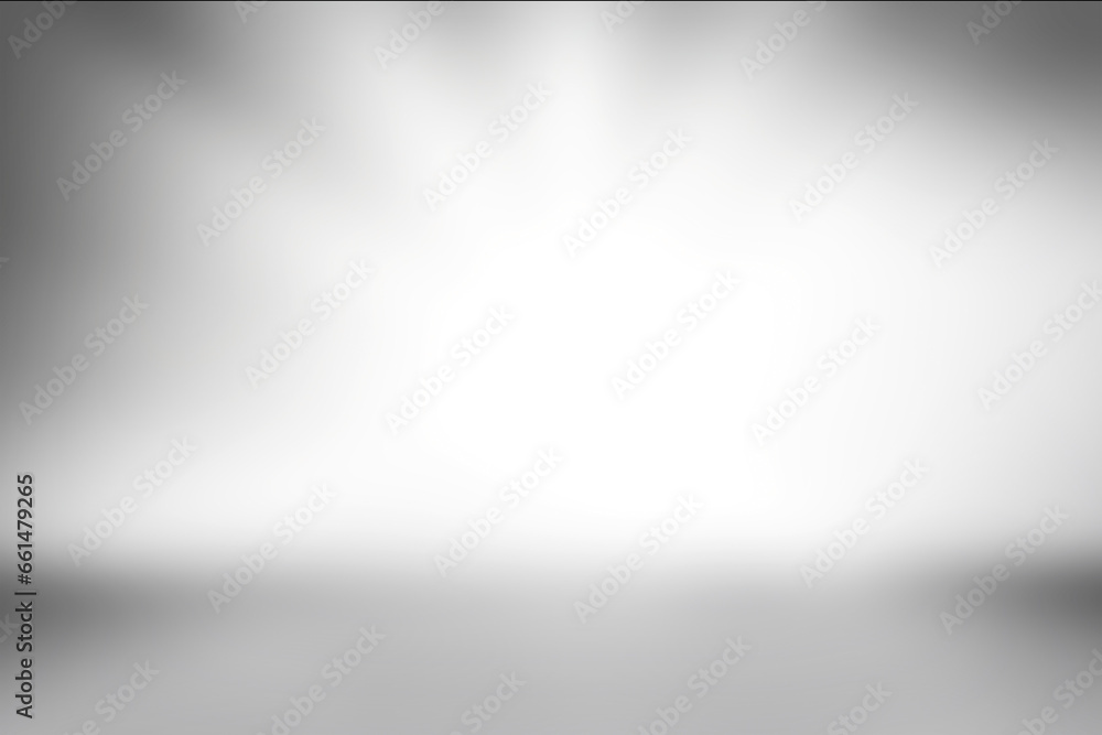 Aufkleber Gray Background gradient light from studio backdrop use us Background